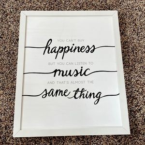 Hobby Lobby Music Decor Sign